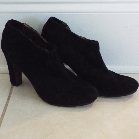 Sam Edelman Shoes - Sam Edelman Simone Black Suede Booties Sz 6.5